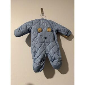 Whippette quilted bear one pice baby 6-9 months